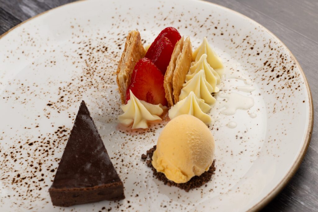 Dessert in Edmunds Restaurant